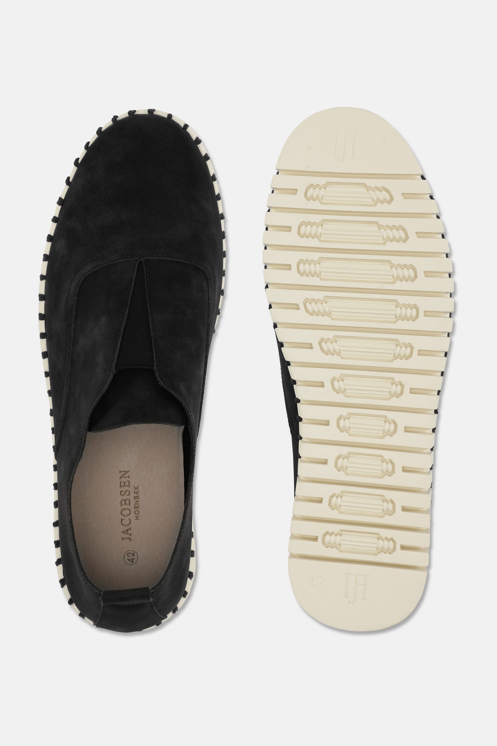 Komfortable Herresko - Black Pearled Ivory